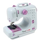 Швейная машина VLK Napoli 1400, 12 операций, 4хАА/от сети, бело-розовая - фото 301263454