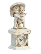Часы настольные интерьерные каминные «Ангелы под зонтом», h=26 см - Фото 2