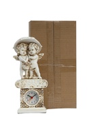 Часы настольные интерьерные каминные «Ангелы под зонтом», h=26 см - Фото 6