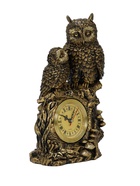 Часы настольные интерьерные каминные «Две совы», 15.5×9 х 29.5 см - Фото 2