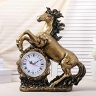 Часы настольные "Конь", цвет  золото, 51х39х17 см  микс - Фото 7