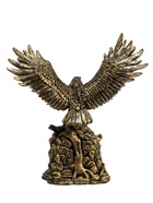 Часы настольные интерьерные каминные «Орел расправил крылья», h=35 см - Фото 4