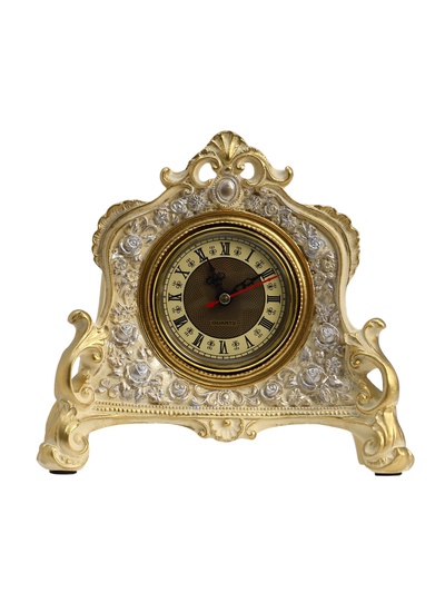 Часы настольные интерьерные каминные, 21 х 19 х 6.5 см, d-7 см