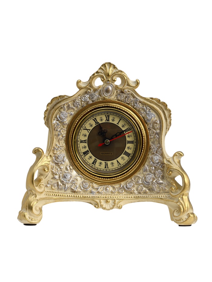 Часы настольные интерьерные каминные, 21 х 19 х 6.5 см, d-7 см - Фото 1