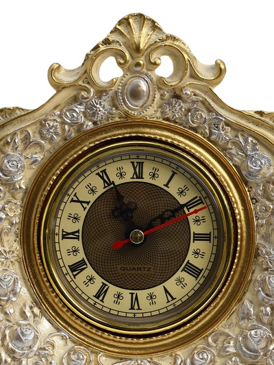 Часы настольные интерьерные каминные, 21×19×6.5 см, d=7 см