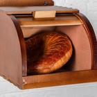 Хлебница деревянная "Кантри", настенная, 20 см, массив бука - Фото 2