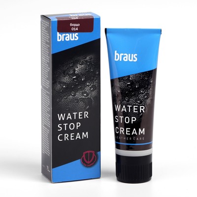 Крем для обуви Braus, цвет бордо, 75 мл