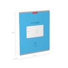 Тетрадь 18 листов в линейку, «Классика Bright», обложка мелованный картон, блок офсет 100% белизна, голубая - Фото 4