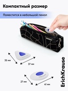 Ластик с держателем ErichKrause «SmartWay Triangle», треугольный, средней жёсткости, гипоаллергенный, в пакете с европодвесом - Фото 7