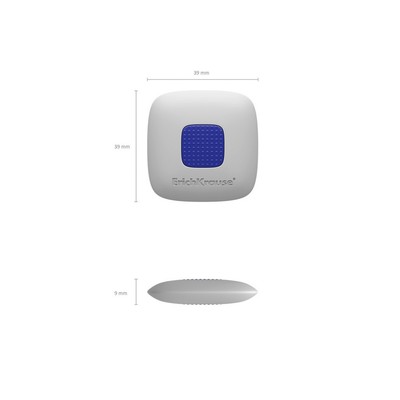Ластик с держателем ErichKrause ErichKrause SmartWay Mini Square, средней жёсткости, гипоаллергенный, в пакете с европодвесом