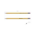 Карандаш чернографитный ErichKrause. Amber 101, НВ, с ластиком, шестигранный, деревянный, жёлтый корпус - Фото 5
