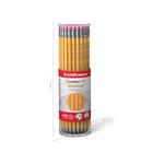 Карандаш чернографитный ErichKrause. Amber 101, НВ, с ластиком, шестигранный, деревянный, жёлтый корпус - Фото 7