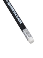 Карандаш чернографитный с ластиком Erich Krause «Jet Black 101», HB, грифель d=2.2 мм, дерево, шестигранный в тубусе, чёрный корпус - Фото 11