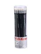 Карандаш чернографитный с ластиком Erich Krause «Jet Black 101», HB, грифель d=2.2 мм, дерево, шестигранный в тубусе, чёрный корпус - Фото 12