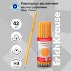 Карандаш чернографитный ErichKrause Amber 100, НВ, грифель d=2,2 мм, дерево, шестигранный, в тубусе - Фото 4