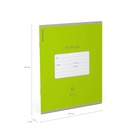 Тетрадь 12 листов в линейку ErichKrause «Классика Bright», обложка мелованный картон, блок офсет, белизна 100%, зелёная - Фото 3