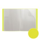 Папка с 20 прозрачными вкладышами, А4, Erich Krause Neon, текстура поверхности "песок", микс - Фото 2