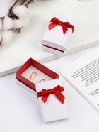 Коробочка подарочная под набор «Рафаэлло», 5×8 см, бело-красная (полезная часть 4.5×7.5 см,) - Фото 2