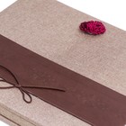 Фотоальбом на 100 фото 13×18 см «Эко», текстиль, 32.5×27.5×4 см 3724973