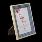 Фоторамка пластик 13х18 см "Лестница, синяя джинса" 23,8х18,8х2,2 см - Фото 2