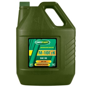 Масло моторное, минеральное OILRIGHT М10Г2К, 10 л