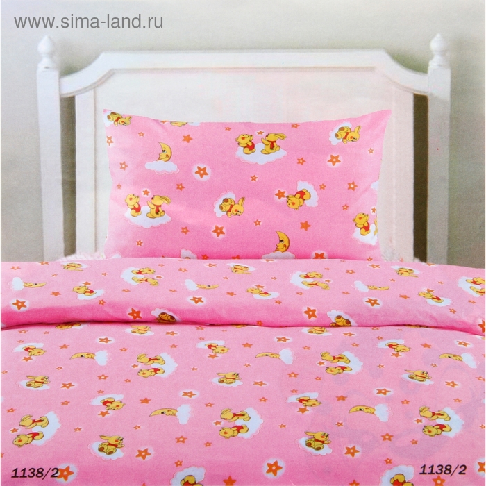 Детское постельное бельё La Marka Kids, 110х140 см, 100х150 см, 40х60 см 1 шт., рис.1138/2 - Фото 1