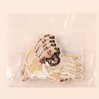 Термоаппликация «Мопс», 7,5 × 4,5 см, цвет бежевый - Фото 2