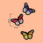 Набор термоаппликаций «Бабочки», 3 шт - Фото 2