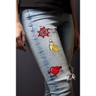 Набор термоаппликаций «Банан, TOP, сердце», 3 шт - Фото 4