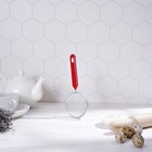 Сито для просеивания Доляна «Хозяюшка», d=8 см, цвет красный - Фото 5