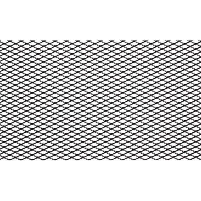Сетка для защиты радиатора, алюм., яч. 10х4 мм (R10), 100х20 см, черная - фото 1908413842