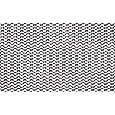 Сетка для защиты радиатора, алюм., яч. 10×4 мм (R=10), 100×40 см, черная