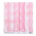 Бумага для скрапбукинга с клеевым слоем «Жизнь в розовом цвете», 20 × 21,5 см, 250 г/м - фото 10777157