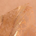 Ацетатный лист с фольгированием «Золотые пионы», 20 × 20 см - Фото 3