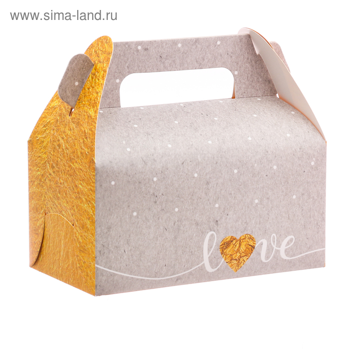 Сундук для сладостей Love, 16 × 15 × 9 см - Фото 1