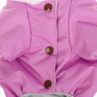 Комбинезон с меховым воротником, XL (ДС 32-34 см, ОШ 32 см, ОГ 40-44 см), розовый - Фото 6