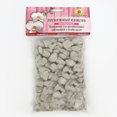 Дренажный камень «БИОАБСОЛЮТ», влагосберегающий, крупной фракции, 1 л