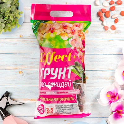 Грунт для орхидей Effect+ Medium, 20-40 мм, 2.5 л