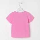 Футболка для девочки KAFTAN "Бриллиант", розовая, р. 32 (110-116 см) 5-6 лет - Фото 6