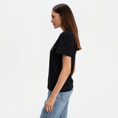 Футболка женская KAFTAN «Сарказм», размер 40-42, чёрная