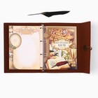 Родословная книга «Наш род», с пером, 56 листов, коричневый, 35×25 см - Фото 24