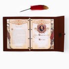 Родословная книга «Наш род», с пером, 56 листов, бордо, 35×25 см - Фото 11