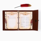 Родословная книга «Наш род», с пером, 56 листов, бордо, 35×25 см - Фото 12