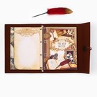 Родословная книга «Наш род», с пером, 56 листов, бордо, 35×25 см - Фото 16