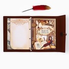 Родословная книга «Наш род», с пером, 56 листов, бордо, 35×25 см - Фото 19