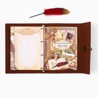 Родословная книга «Наш род», с пером, 56 листов, бордо, 35×25 см - Фото 22