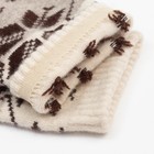 Носки женские из монгольской шерсти "Снежинка", цвет серый, размер 23 (34-36) - Фото 4