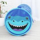 Детский тоннель «Акула», цвет синий - Фото 5