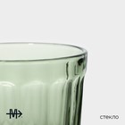 Стакан стеклянный Magistro «Ла-Манш», 220 мл, цвет зелёный - фото 4256570