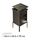 Коптильня стационарная Premium, р. 45.4x45.4x75 см - Фото 1